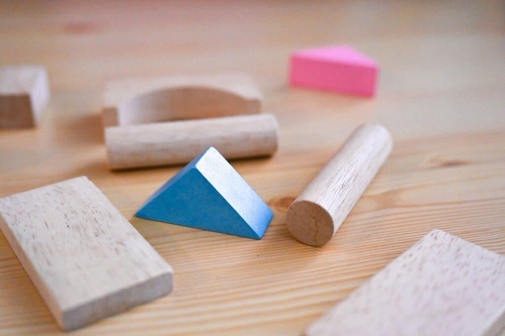 block, children, toy, bricks, build, children's toys, blue, three, material, floor